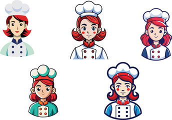 image of cook drawn in cartoon-