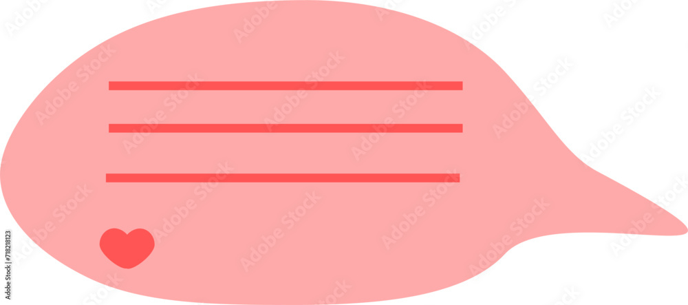 Wall mural simple flat minimalistic inbox new messages, notes sheet and chat boxes, messages, app, notification