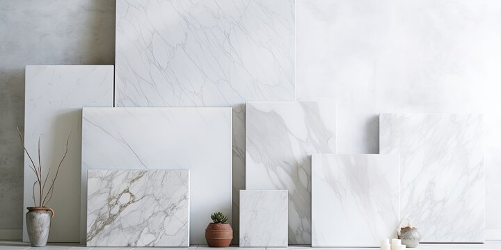 Carrara marble for interior home decor with natural stone texture.