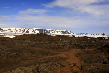 Viewpoint in the Krafla Volcanic System, Iceland