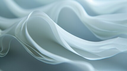 Close-up view of a white fabric. Versatile for various design projects