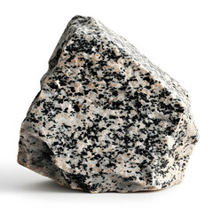 Granite isolated on white background, detailed, png
