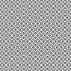 Black seamless abstract pattern. Overlay for background and backdrop. Ornamental design. PNG graphic illustration with transparent background.