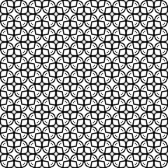 Black seamless abstract pattern. Overlay for background and backdrop. Ornamental design. PNG graphic illustration with transparent background.