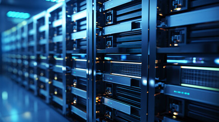 data, center, server, room, information, cloud, storage, servers, indoor, neon, light, technology, datacenter,