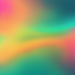 Orange Teal Gradient Abstract Background Illustration