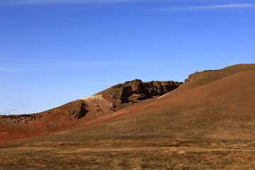 Viewpoint in the Krafla Volcanic System, Iceland