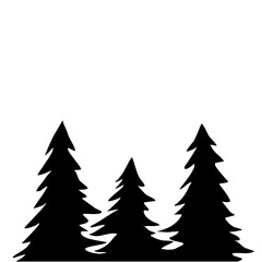 Fir Tree Silhouette 