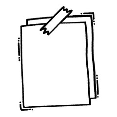 svg conversation box complete doodle element set