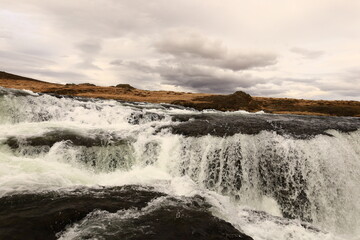 Reykjafoss waterfall is one of the hidden treasures of Skagafjörőur located in the north of Iceland