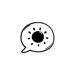 svg conversation education doodle element set