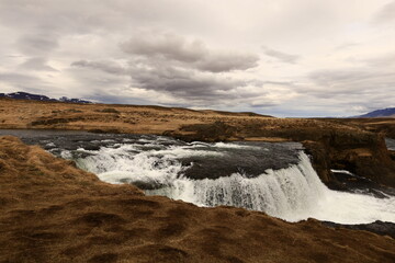 Reykjafoss waterfall is one of the hidden treasures of Skagafjörőur located in the north of Iceland