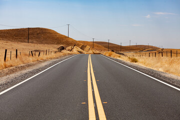 highway in the California desert