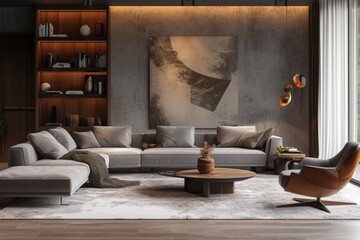 Sculpt a Trendsetting Living Room with 3D Furniture and Stunning High-Definition Appea