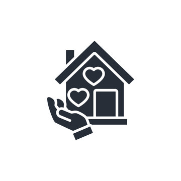 home icon. vector.Editable stroke.linear style sign for use web design,logo.Symbol illustration.