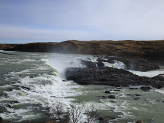 Urriĭafoss is a waterfall in Iceland located in the south of the country, on the course of the Þjórsá.