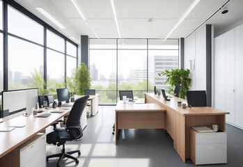 Fototapeta premium modern office space interior