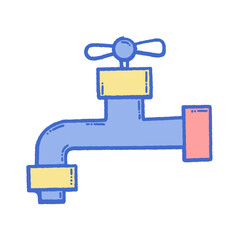 svg eco world doodle element set