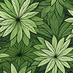 green foliage tile pattern, green leaves floor pattern, leaves tile pattern, seamless pattern