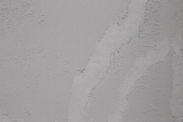 The stone wall is plastered.
