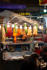 meat in a Chinese  market