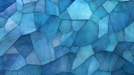 Morceaux de céramiques, carrelage, pierre de faïences de couleur bleu. Texture, matière, roche. Gros plan. Pour conception et création graphique