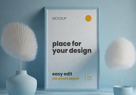 Elegant Simple Frame Mockup 07