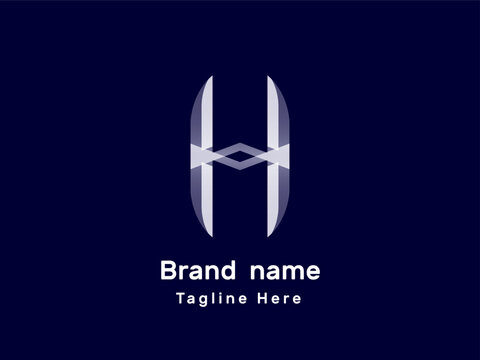 H logo for business