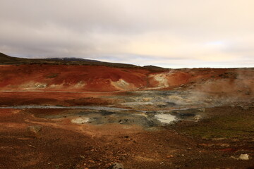 Reykjanesfólkvangur is a beautiful nature preserve in Iceland, filled with natural wonders, including geothermal pools, hot springs