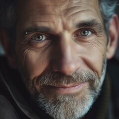 Obraz premium close up portrait of a happy man