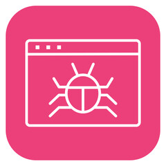 Website Bug Icon of Coding and Development iconset.