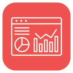 Online Statistics Icon of Business & Economy iconset.