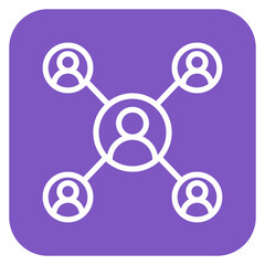 Connected People Icon of Internet of Things iconset.