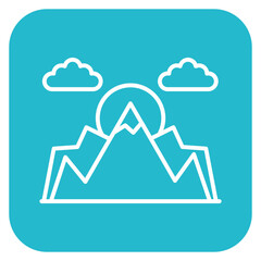 Snow-Capped Mountain Icon of Seasonal iconset.