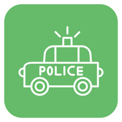 Police Car Icon of Emergency Services iconset.