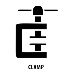 Clamp, tool, equipment, construction, woodworking, grip, fasten, fix, repair, secure, metal, carpentry, hardware, holding