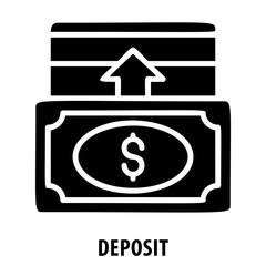 Deposit, investment, savings, money, finance, banking, deposit icon, financial, wealth, contribution, investment strategy, banking concept, money growth
