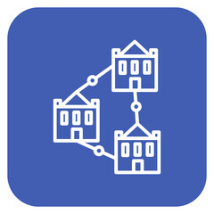 Banking Network Icon of Business and Office iconset.