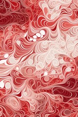 Organic patterns, Coral reefs patterns, white and burgundy, vector image