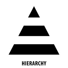 Hierarchy, organization, structure, hierarchy icon, management, leadership, order, levels, structure symbol, corporate, business, command, chain of command, arrangement, hierarchy concept