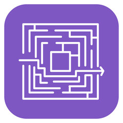 Maze Solution Icon of Project Management iconset.