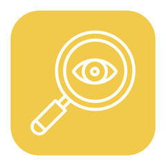 Eye Magnifier Icon of Online Marketing iconset.