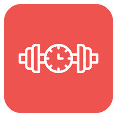 Gym Time Icon of Workout App iconset.