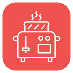 Toaster Icon of Morning and Breakfast iconset.