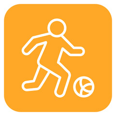Football Player Icon of Physical Fitness iconset.