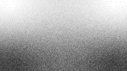 Gradient noise background of large chaotic spots. Grainy pattern of dots. Vector illustration.