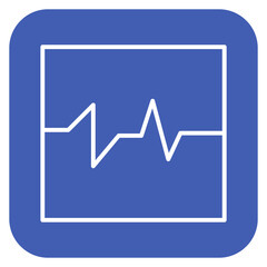 Electrocardiogram Icon of Medicine iconset.