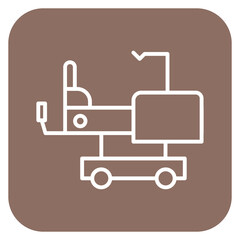 Hospital Bed Icon of Medicine iconset.