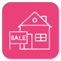 House for Sale Icon of Real Estate iconset.