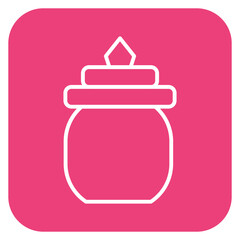 Obraz premium Ashes Icon of Funeral iconset.